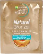 Pozostałe kosmetyki - Garnier Ambre Solaire saszetka No Streaks Bronzer by Self-TAN Face Wipe (One Singular) C2192212 - miniaturka - grafika 1