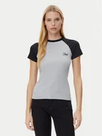 Koszulki i topy damskie - Guess T-Shirt W5GP61 KA0H1 Szary Regular Fit - miniaturka - grafika 1