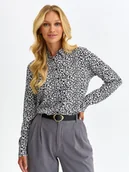 Koszule damskie - Koszula długi rękaw czarna - SKL3448CA koszula długi rękaw - TOP SECRET - Odzieżowy sklep internetowy TOP SECRET - miniaturka - grafika 1