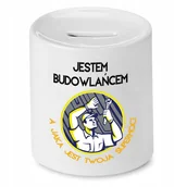 Skarbonki - Skarbonka Dla Szefa na Urodziny Imieniny Prezent z Nadrukiem ze Zdjęciem + Opakowanie na prezent (wzór 01) - miniaturka - grafika 1