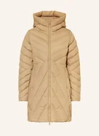 Płaszcze damskie - Tommy Hilfiger Płaszcz Puchowy beige - miniaturka - grafika 1