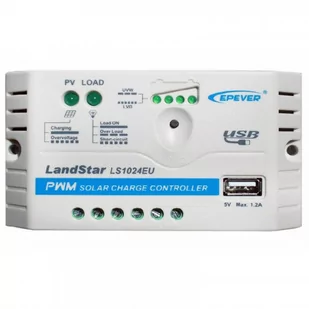 Regulator ładowania LS1024EU 10A  USB - Panele fotowoltaiczne - miniaturka - grafika 1