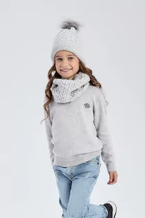 Swetry dla dziewczynek - Szary sweter dla dziecka - unisex - Limited Edition - grafika 1
