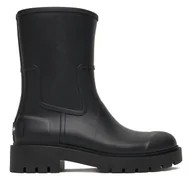 Kalosze damskie - Kalosze Calvin Klein Jeans Mid Rainboot YW0YW02004 Czarny - miniaturka - grafika 1
