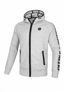 Bluzy sportowe męskie - Bluza z kapturem rozpinana Pit Bull West Coast Thelborn Hooded - 130207150 - grafika 1