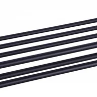 Wieszaki łazienkowe - Wieszak na ręczniki łazienkowe z podwójnym drążkiem, długość 40 cm (czarny) - miniaturka - grafika 1