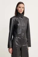 Kurtki damskie - Calvin Klein kurtka damska kolor czarny przejściowa K20K207975 - miniaturka - grafika 1