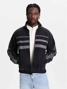 adidas Bluza adicolor First Black Denim JW5883 Czarny Regular Fit - Bluzy męskie - miniaturka - grafika 1