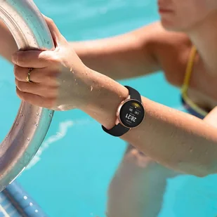 Pasek uniwersalny Alogy Strap z klamrą do smartwatcha 20mm Black - Akcesoria do smartwatchy - miniaturka - grafika 1