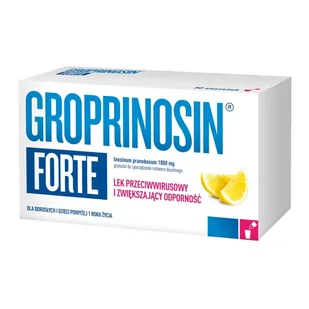 Groprinosin Forte 1000 mg, granulat do sporządzania roztworu doustnego, 30 saszetek - Przeziębienie i grypa - miniaturka - grafika 1