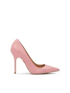 Czółenka - Różowe czółenka na smukłym obcasie - miniaturka - grafika 1