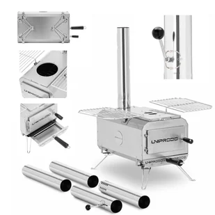 Uniprodo Piec namiotowy - srebrny - składany - 460 x 280 x 231 mm - stal nierdzewna UNI_TS_003 - Inne urządzenia gastronomiczne Uniprodo Piec namiotowy - srebrny - składany - 460 x 280 x 231 mm - stal nierdzewna UNI_TS_003 - Inne urządzenia gastronomiczne - miniaturka - grafika 1