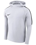Bluzy dla chłopców - Nike Chłopięca bluza Dry Academy18 Football Hoodie-aj0109 biały biały (White/Black/White/(Black) S - miniaturka - grafika 1