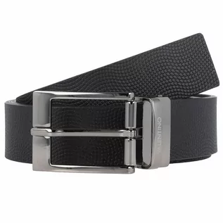 Paski - Valentino Bairone Belt Leather nero 110 cm - grafika 1