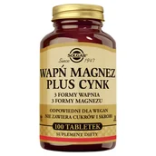 Witaminy i minerały - Solgar Wapń Magnez Cynk 100 tabletek - miniaturka - grafika 1