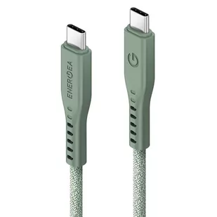 ENERGEA kabel Flow USB-C - USB-C 1.5m zielony/geen 240W 5A PD Fast Charge - Kable - miniaturka - grafika 2