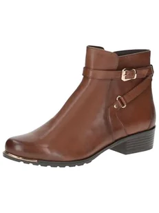 Caprice Damskie botki na obcasie 9-25308-43, Cognac Nappa, 37 EU, koniakowa Nappa, 37 EU - Botki damskie - miniaturka - grafika 1