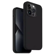 Etui i futerały do telefonów - Uniq Etui etui Lino do iPhone 14 Pro Max 6,7" czarny/midnidght black - miniaturka - grafika 1