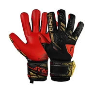 Piłka nożna - Rękawice bramkarskie Reusch Attrakt Freegel Silver czarno-czerwone 5570235 7075 - 8 - miniaturka - grafika 1