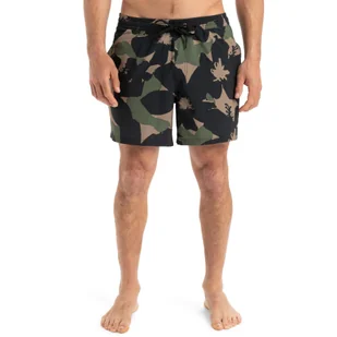 Szorty kąpielowe dla Mężczyzn SURFSILK STRAIGHT 16" Brązowy - Kąpielówki męskie - miniaturka - grafika 1
