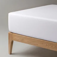 Pokrowce na materace - Ochraniacz i prześcieradło 2w1 RESPIRA VELFONT : Rozmiar - 180x200, Kolor - Biały, Wysokość - 45 cm - miniaturka - grafika 1
