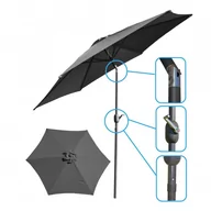 Parasole ogrodowe - SASKA GARDEN Parasol ogrodowy SASKA GARDEN 1020761 Szary - miniaturka - grafika 1