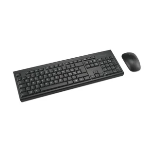 Kensington KM150 EQ klawiatura Dołączona myszka Biuro RF Wireless QWERTZ Swiss Czarny K75562CH K75562CH - Zestawy myszka + klawiatura - miniaturka - grafika 1
