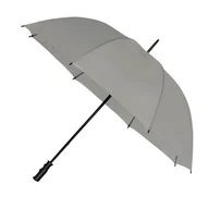 Parasole - Bardzo Duży Parasol Damski W Kolorze Jasno Szarym, Lekki - miniaturka - grafika 1