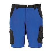 Kalesony - FHB spodnie ogrodzeniowe 130530-3620-42 Theo Bermuda szorty, błękitne/czarne, niebieski - miniaturka - grafika 1