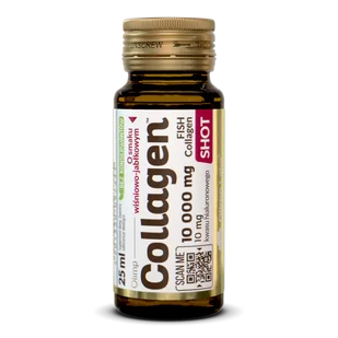 Olimp Collagen Shot, smak wiśniowo-jabłkowy, 240 g - Włosy, skóra, paznokcie - miniaturka - grafika 1