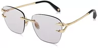 Okulary przeciwsłoneczne - Roberto Cavalli Sunglasses SRC043 Yellow Gold Unisex Okulary 62/16/145, Żółte złoto, 62/16/145 - miniaturka - grafika 1