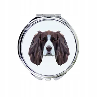 Springer spaniel Lusterko Pies geometryczny - Lusterka do makijażu - miniaturka - grafika 1
