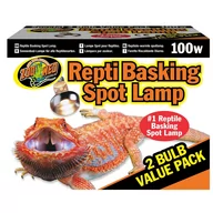 Akcesoria do terrarium - Zoomed Repti Basking Spot Lamp 100W - Żarówka Grzewcza Punktowa 2 Sztuki - miniaturka - grafika 1