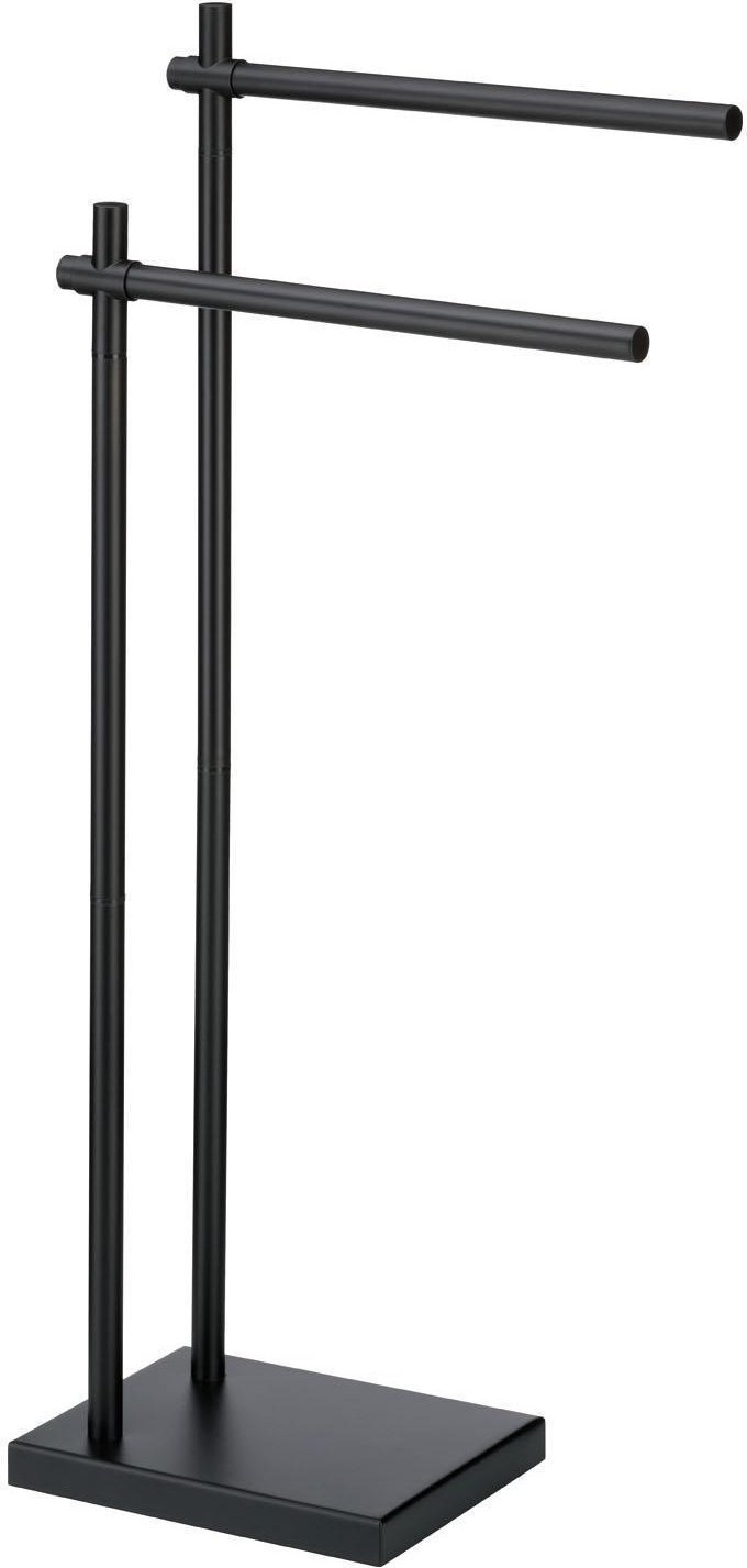 Wieszak na ręczniki - H 79 cm - Czarny - Metal