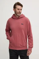 Bluzy męskie - Calvin Klein bluza bawełniana męska kolor fioletowy z kapturem - miniaturka - grafika 1