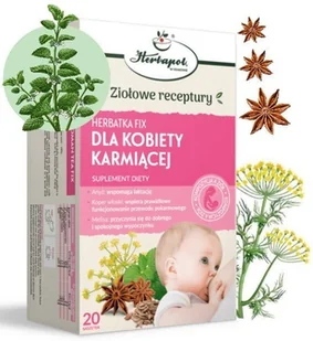 Zioła na Laktację Fix 2g*20szt HERBATKA DLA KOBIETY KARMIĄCEJ HERBAPOL - Herbata - miniaturka - grafika 1