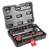 Zestawy narzędziowe - Top Tools ZESTAW KLUCZY NASADOWYCH 1/4" 3/8" 20 SZT zakupy dla domu i biura! 38D520 - miniaturka - grafika 1