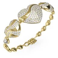 Bransoletki - Bransoletka Guess JUBB04 488JW Złoty - miniaturka - grafika 1