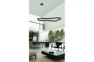 Lampy sufitowe - Lampa wisząca nad stół Mirabella AZ5093 LED 60W czarna - miniaturka - grafika 1