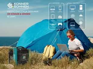 PRZENOŚNY POWERBANK STACJA ŁADOWANIA 14Ah KS 200PS Könner & Söhnen KS - Akumulatory ogólnego zastosowania - miniaturka - grafika 1