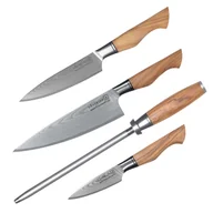 Noże kuchenne - Zestaw noży COMPLETE PROFESSIONAL OLIVE WOOD - miniaturka - grafika 1