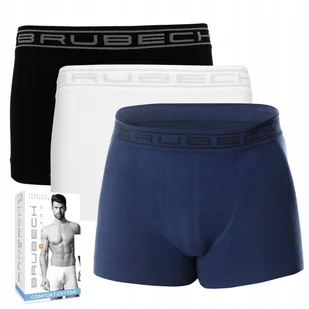BRUBECK SHORTBOX bokserki - KOLORY x 3 szt. rXXL - Majtki męskie - miniaturka - grafika 1