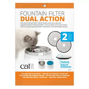 Catit Filtr wymienny Fresh & Clean 2 szt - Pozostałe akcesoria dla kotów - miniaturka - grafika 1