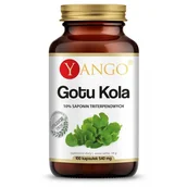 Suplementy naturalne - Yango Gotu kola - ekstrakt 10% saponin triterpenowych (100 kaps.) - miniaturka - grafika 1