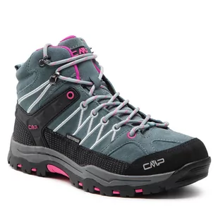 CP Kids Rigel Mid Trekking Shoes Wp 3Q12944J Minerl Green/Purple Fljo 14EM - Buty trekkingowe dziecięce - miniaturka - grafika 1