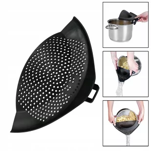 Sitko na garnek do odcedzania makaronu Metaltex Clip On, 28x13 cm - Sitka - miniaturka - grafika 1