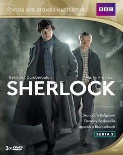 Sherlock seria 2 DVD - Filmy kryminalne DVD - miniaturka - grafika 1