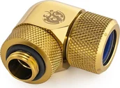 Chłodzenie wodne - BitsPower Bitspower Advanced Multi-Link Adapter Anschluss 90 Grad G1/4 Zoll AG auf 14mm AD Hardtube - drehbar, Messing - miniaturka - grafika 1