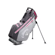 Golf - Torba golfowa Callaway Fairway 14 HD (z nóżkami) - szaro-srebrno-różowa - miniaturka - grafika 1