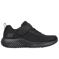 Buty dla dziewczynek - Buty dziecięce Skechers Bounder Baronik 403744LBBK - czarne - miniaturka - grafika 1